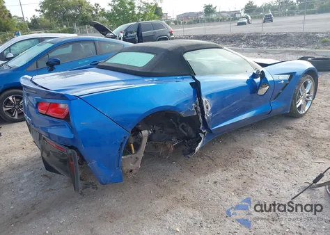 2016 Chevrolet Corvette Stingray из США, поврежденный, VIN 1G1YD3D79G5100331